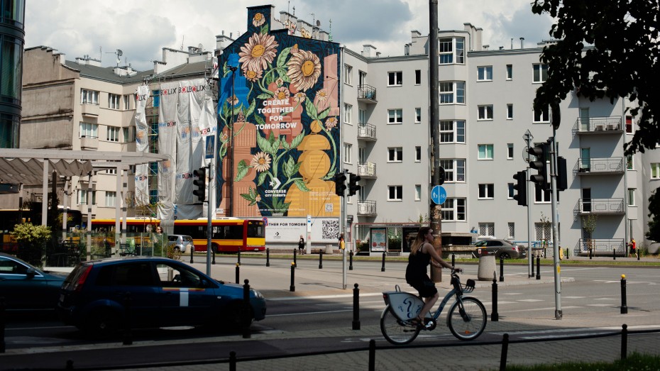 Τοιχογραφία στη Βαρσοβία συμβάλλει στην ποιότητα του αέρα