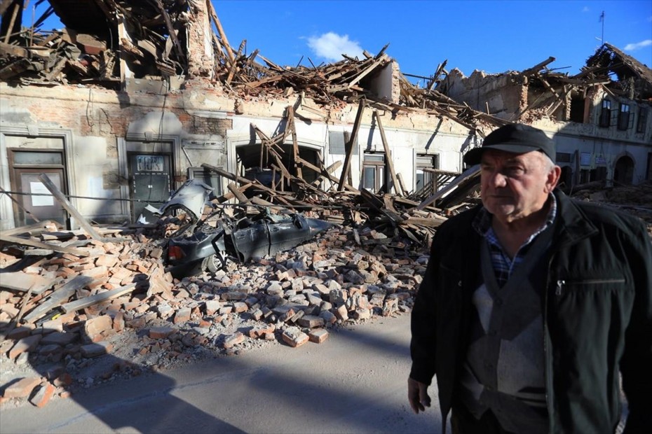 ΓΓ Πολιτικής Προστασίας: Μήνυμα συμπαράστασης στην Κροατία για το σεισμό