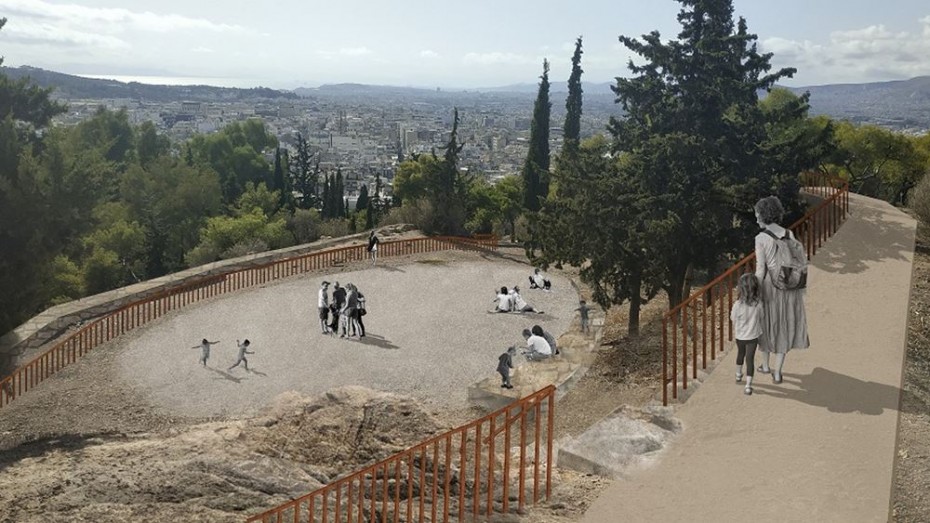 Προχωρά η ανάπλαση του δήμου Αθηναίων στο λόφο του Στρέφη