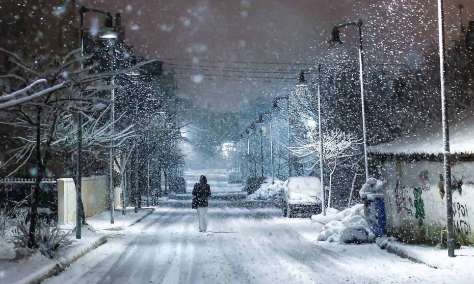 «Λέανδρος»: Πολικές θερμοκρασίες και χιόνια και στην Αττική