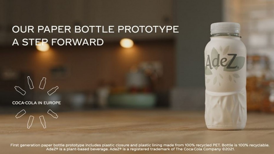 Η Coca-Cola ετοιμάζεται να δοκιμάσει το πρώτο της πρωτότυπο μπουκάλι από χαρτί