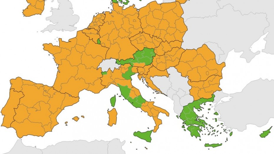 ECDC: Παραμένει «πράσινη» η Ελλάδα στον δείκτη θετικότητας