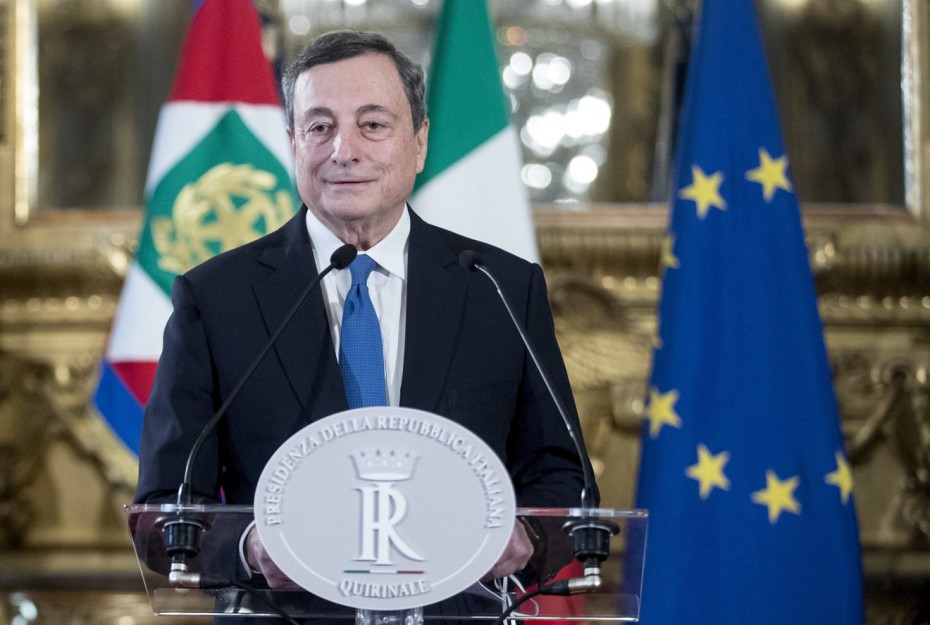 Τη σύνθεση της νέας Ιταλικής κυβέρνησης ανακοίνωσε ο Μ. Ντράγκι