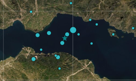 Σεισμοί 4,9 και 4,1 Ρίχτερ κοντά στη Ναύπακτο
