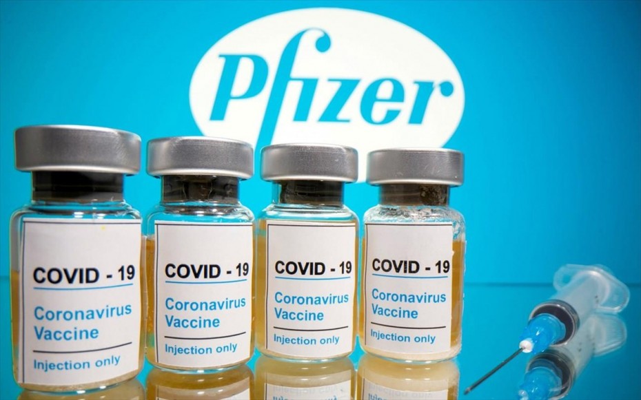 Pfizer: Έρχονται επιπλέον 4 εκατ. δόσεις εμβολίων τον Μάρτιο 