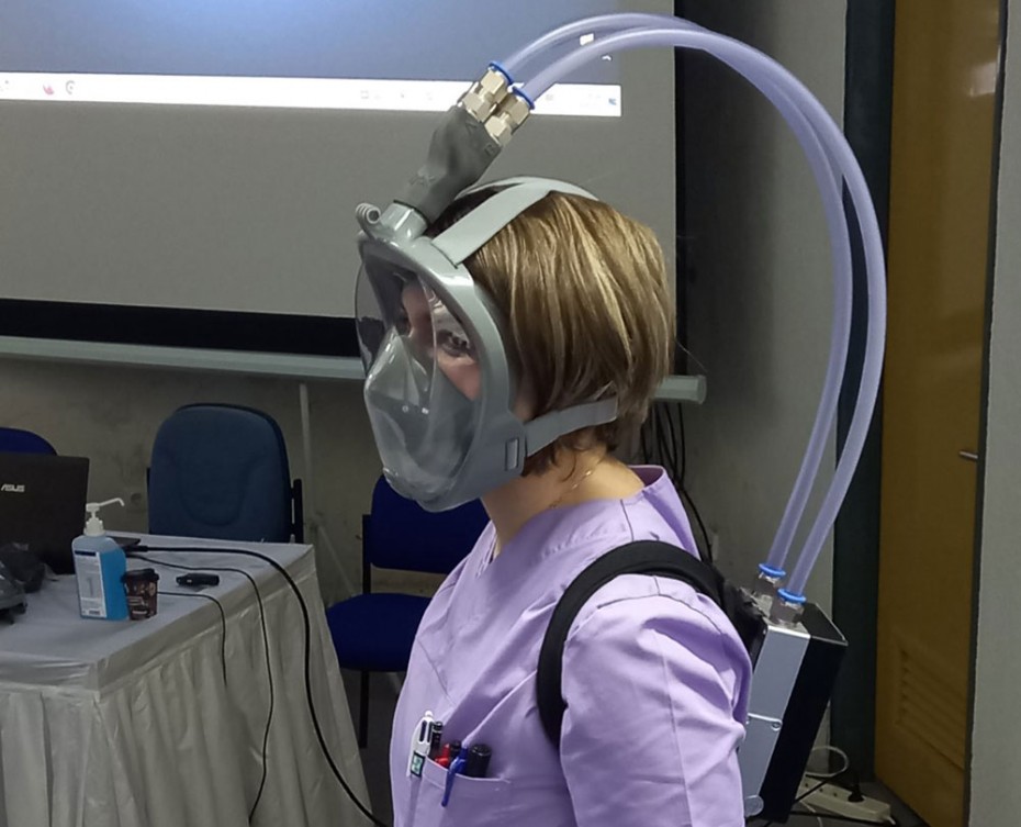 Στο νοσοκομείο της Πτολεμαΐδας η πρώτη μικροβιοκτόνος μάσκα κατά του κορονοϊού