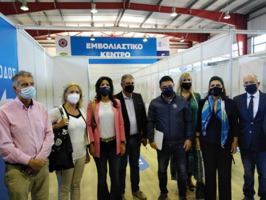Ν. Χαρδαλιάς: Στην Κέρκυρα για επίσκεψη στο νέο mega εμβολιαστικό κέντρο