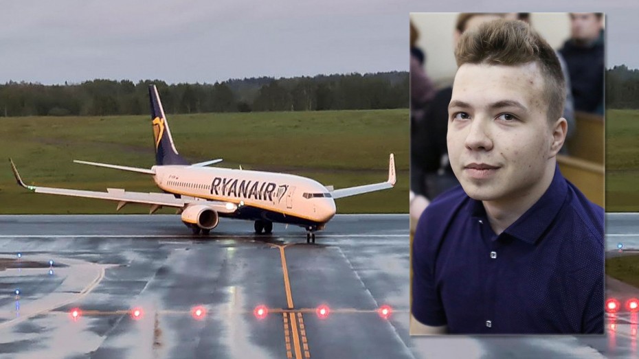 Αεροπειρατεία στη Λευκορωσία: Ενημέρωση για βόμβα στο αεροσκάφος της Ryanair