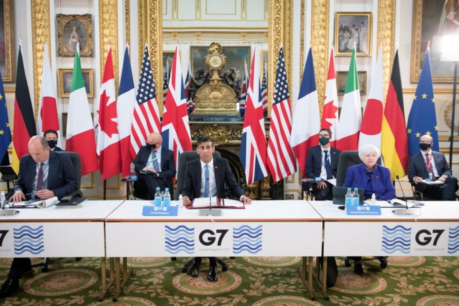 «Ιστορική» χαρακτηρίζει το Υπουργείο Οικονομικών την απόφαση της Ομάδας G7 για τον εταιρικό φόρο