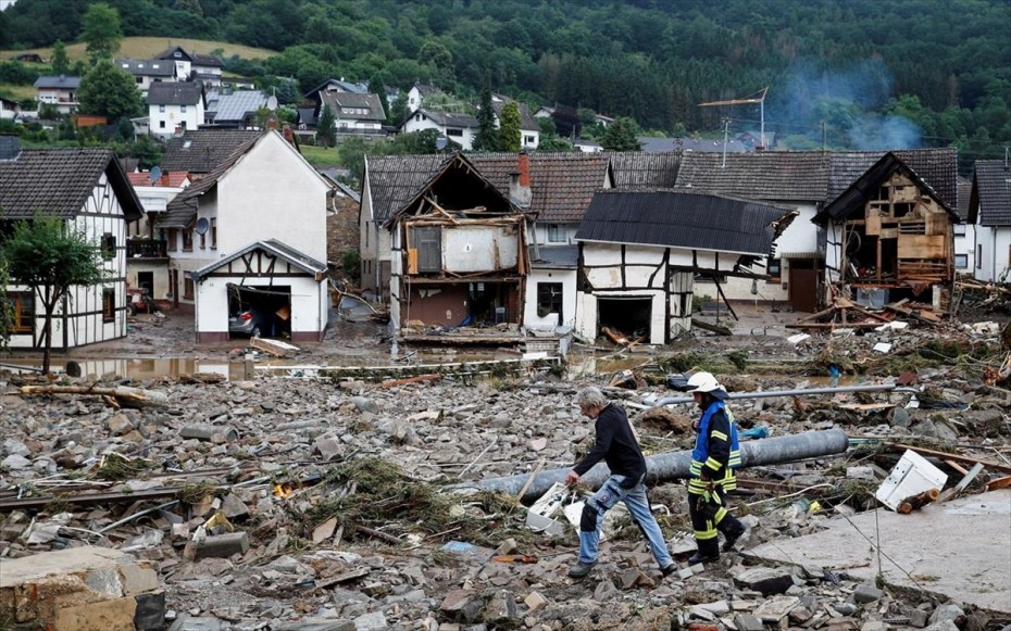 Γερμανία: Τουλάχιστον 133 οι νεκροί από τις φονικές πλημμύρες