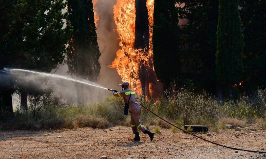 Φωτιά στη Ζήρια Αχαΐας: Εκκενώνονται χωριά με εντολή της Πυροσβεστικής