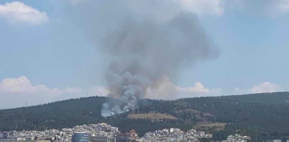 Θεσσαλονίκη: Φωτιά στο Σέιχ Σου