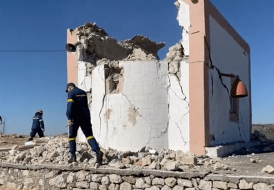 Σεισμός στην Κρήτη: Οι πρώτες εικόνες από την ισχυρή δόνηση [Βίντεο]