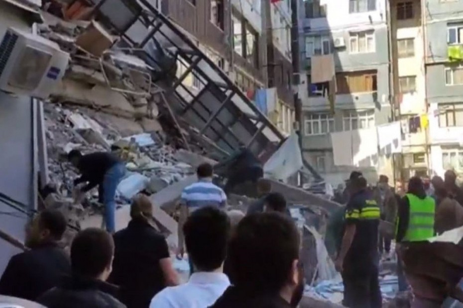 Γεωργία: Κατάρρευση 5όροφου κτιρίου στο Μπατούμι - Πληροφορίες για εγκλωβισμένους 