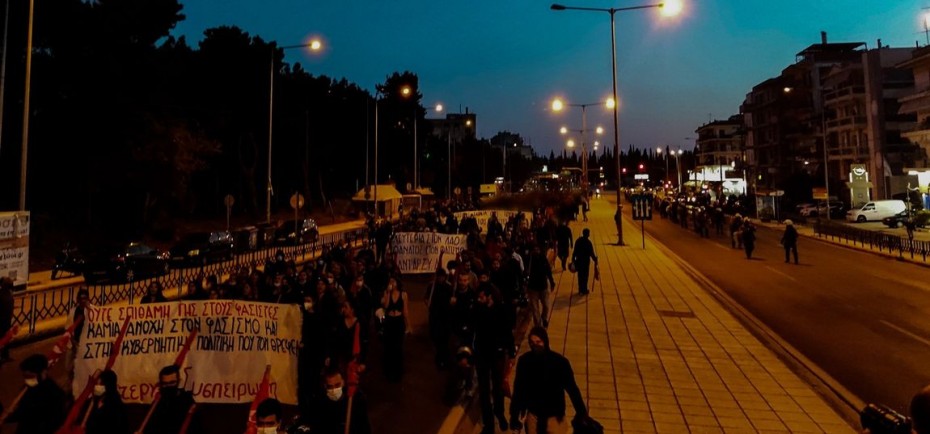 Θεσσαλονίκη: Πορεία και αντιφασιστική συναυλία στο κέντρο της πόλης