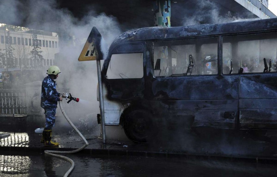 Συρία: Έκρηξη σε στρατιωτικό λεωφορείο στη Δαμασκό - Στους 14 οι νεκροί