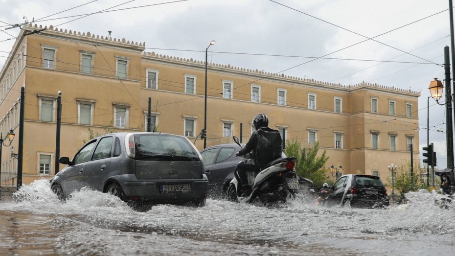 Πάνω από 170 χιλιοστά βροχής έπεσαν σε περιοχές της Αθήνας κατά το διήμερο Πέμπτης–Παρασκευής