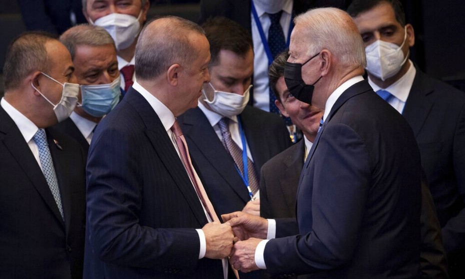 Μπάιντεν - Ερντογάν συμφώνησαν στη δημιουργία μηχανισμού βελτίωσης διμερών σχέσεων