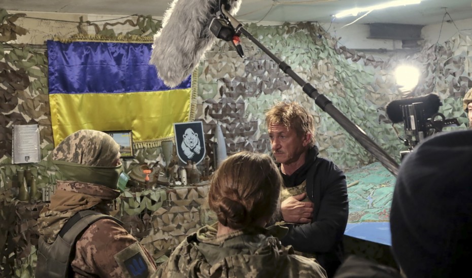 Στην Ουκρανία για γυρίσματα ντοκιμαντέρ σχετικά με τη ρωσική εισβολή ο Σον Πεν