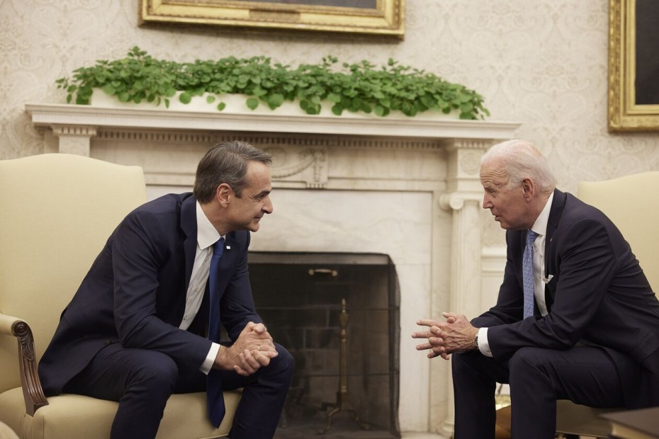 Συνάντηση Μητσοτάκη - Μπάιντεν: «Στην καλύτερη στιγμή τους οι σχέσεις Ελλάδας - ΗΠΑ»