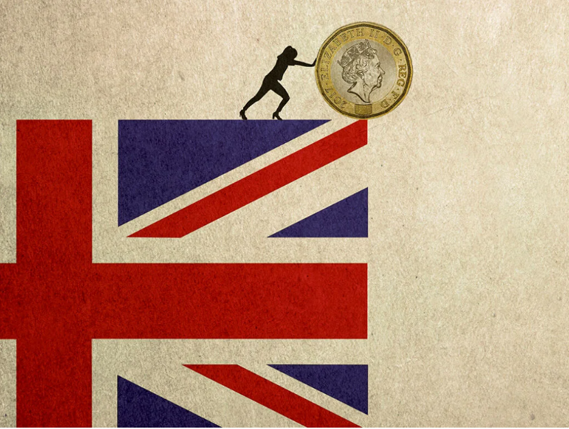 Στο χείλος της ύφεσης η βρετανική οικονομία 