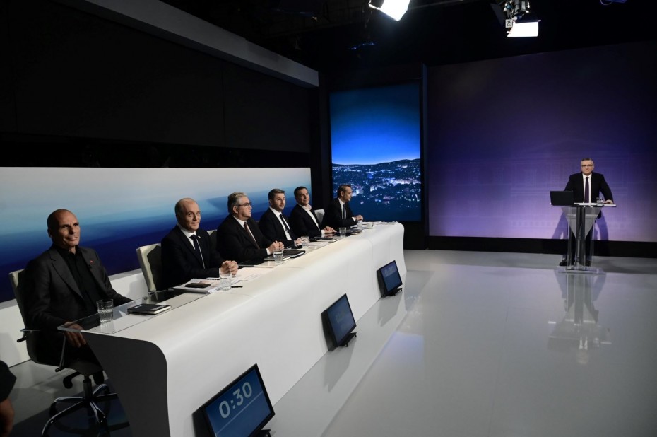 Ώρα μηδέν για τους πολιτικούς αρχηγούς - Σε εξέλιξη το debate στην ΕΡΤ